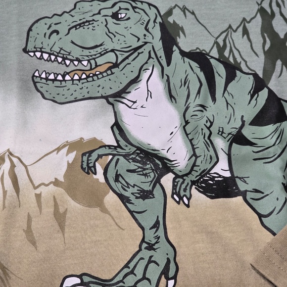 NWOT Garanimals Long Sleeve Shirt Dinosaur T-Rex Print Size 5T - Picture 4 of 8